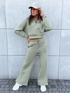 Dresy damskie - Komplet dresowy damski MARINO ciemnozielony Dstreet AY0977-S - miniaturka - grafika 1