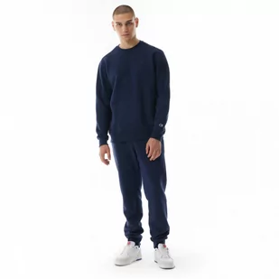 Męskie spodnie dresowe Champion Rochester Rib Cuff Pants - granatowe - CHAMPION - Spodnie sportowe męskie - miniaturka - grafika 1