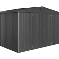 Altany ogrodowe - Domek narzędziowy metalowy Europa 5 podwójne drzwi 316x228x209 cm ciemny szary Biohort - miniaturka - grafika 1