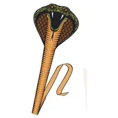 Zabawki i gry sportowe - GUNTHER Latawiec COBRA 3D 69 x 400 cm - miniaturka - grafika 1