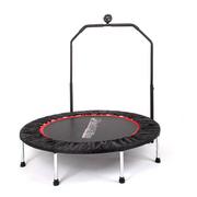 Trampoliny - Insportline Trampolina fitness z poręczą PROFI Digital 140 cm 7199 - miniaturka - grafika 1