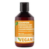 Szampony do włosów - Bioelixire VEGAN Szampon Algi morskie, Bio bambus 300ml - miniaturka - grafika 1