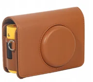 Torby fotograficzne i futerały - Futerał Etui Pokrowiec Case na Aparat do Kodak Mini Shot 2 / Era MS200 / MS 200 / Brązowy - miniaturka - grafika 1