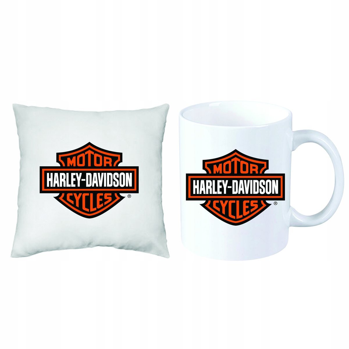 Harley Davidson ZESTAW PREZENT PODUSZKA + KUBEK