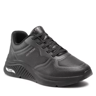 SKECHERS Arch Fit S-Miles 155570-BBK Czarne 41 155570-BBK - Sneakersy damskie - miniaturka - grafika 1