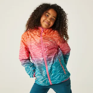 Regatta Dziecięca kurtka przeciwdeszczowa Lever Pomarańczowy, Rozmiar: 104 cm - Kurtki i płaszcze dla dziewczynek - miniaturka - grafika 1