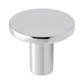 Klamki - Gałka meblowa Lund Srebrna Chrom polerowany - miniaturka - grafika 1