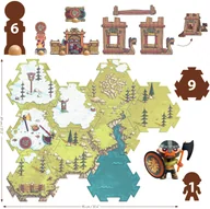 Puzzle - Arty Toys - Milžiniška dėlionė su figūrėle - Vikingas Alrikas 15 det. - miniaturka - grafika 1