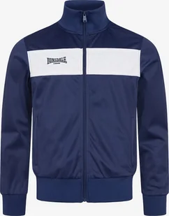 Bluza poliestrowa LONSDALE ALNWICK granatowa stójka-XXL - Bluzy męskie - miniaturka - grafika 1