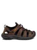 Sandały męskie - Keen Sandały Targhee III Sandal 1022427 Brązowy - miniaturka - grafika 1