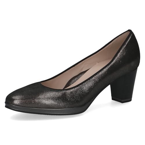 Caprice Damskie czółenka 9-22400-43, DK Grey Metal, 38 EU, Dk Grey Metal, 38 EU