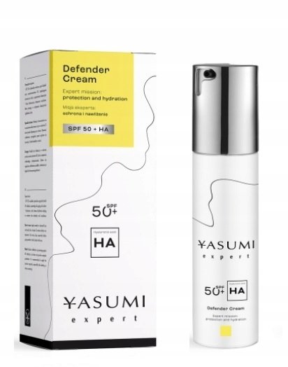 Yasumi Krem Do Twarzy Na Dzień Spf 50+ Ha Z Kwasem Hialuronowym 50ml