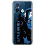 Etui i futerały do telefonów - Etui Kapitan Ameryka 010 Marvel Nadruk pełny Granatowy Producent: Xiaomi, Model: REDMI 12C/ REDMI 11A - miniaturka - grafika 1
