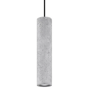 Nowoczesna wisząca lampa Luvo z kloszem z betonu - Lampy sufitowe - miniaturka - grafika 1