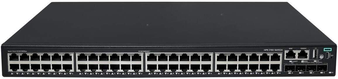 Switch HP HPE Networking CW 2150 48p 10M/100M/1G 4p SFP+ 1G/10G Switch EU en S6X52A#ABB
