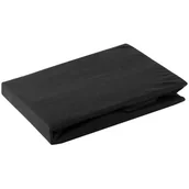 Prześcieradła - Eurofirany B.B. CHOCZYŃSCY SPÓŁKA JAWNA Prześcieradło z Gumką Jersey D91 220x200 w.30 Czarny 1220068 - miniaturka - grafika 1