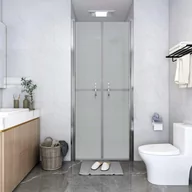 Ścianki i drzwi prysznicowe - VidaXL Lumarko Drzwi prysznicowe, szkło mrożone, ESG, 86x190 cm 148795 VidaXL - miniaturka - grafika 1