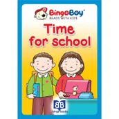 Książki do nauki języka angielskiego - Bingo Boy reads with Kids Time for School Nowa - miniaturka - grafika 1