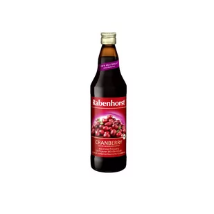 Bio SOK ŻURAWINOWY NFC 750 ml - RABENHORST - Soki i napoje niegazowane - miniaturka - grafika 1