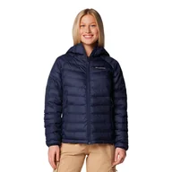 Kurtki damskie - Damska kurtka z kapturem Columbia Powder Lite II Hooded Jacket collegiate navy - XS - miniaturka - grafika 1