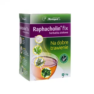 Herbapol Raphacholin fix herbatka ziołowa 60.0 g - Herbata - miniaturka - grafika 1
