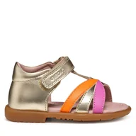 Buty dla dziewczynek - Sneakersy Geox B Verred B5521A 044BC C2010 M Złoty - miniaturka - grafika 1