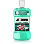 Płyny do płukania jamy ustnej - Listerine Listerine - Płyn do płukania jamy ustnej Clean &amp; Fresh 500ml - miniaturka - grafika 1