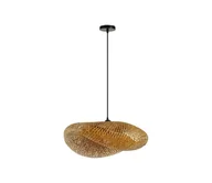 Lampy sufitowe - Immax 08269L - Żyrandol na lince HILO 1xE27/40W/230V śr. 60 cm bambus - miniaturka - grafika 1