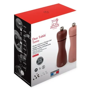 TAHITI DUO Zestaw do soli i pieprzu 15 cm, Earth - Młynki do soli i pieprzu - miniaturka - grafika 5