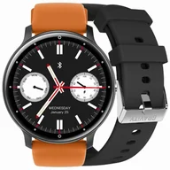 Smartwatch - Gravity GT1-2 PRO BK/BK/OG Pomarańczowy - miniaturka - grafika 1