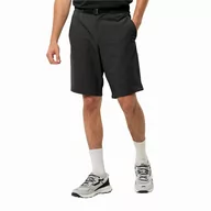 Spodenki męskie - Męskie spodenki Jack Wolfskin WANDERMOOD SHORTS M granite black - 48 - miniaturka - grafika 1