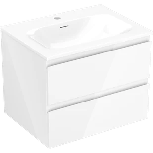 Mexen Orio szafka łazienkowa 60 cm z umywalką Vela, 2 szuflady, biała połysk - 91A10-06047-2-BFF00-W23M00 - Szafki łazienkowe - miniaturka - grafika 1