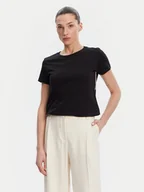 Koszulki i topy damskie - Fracomina T-Shirt FS25ST3002J400G5 Czarny Regular Fit - miniaturka - grafika 1