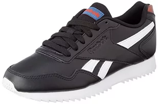 Reebok Trampki męskie Royal Glide Ripple, Rdzeń czarny Ftwr biały batik niebieski, 44.5 EU - Trampki męskie - miniaturka - grafika 1