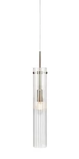 Markslojd lampa wisząca Tubo 1L E14 stal 108112 - Lampy sufitowe - miniaturka - grafika 1