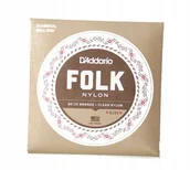 Struny gitarowe  - D'Addario Folk Nylon ball End Guitar Strings EJ33 - miniaturka - grafika 1