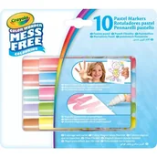 Szkolne artykuły papiernicze - Crayola Color Wonder: Mini markery pastelowe - 10 sztuk - miniaturka - grafika 1