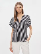 Bluzki damskie - Tommy Hilfiger Bluzka WW0WW41845 Granatowy Relaxed Fit - miniaturka - grafika 1