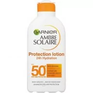 Balsamy i kremy do opalania - Garnier Ambre Solaire ochrona Lotion SPF50 200 ML 3600541708525 - miniaturka - grafika 1