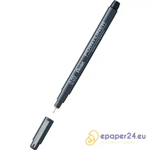 Cienkopis Pentel PointLiner 0.03mm czarny - Cienkopisy - miniaturka - grafika 1