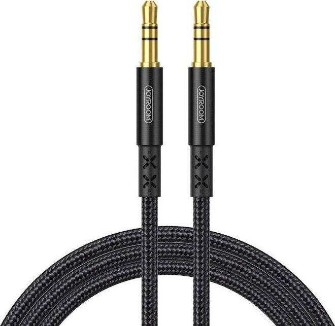 Kabel Joyroom Jack 3.5mm - Jack 3.5mm 1m czarny SY-10A1