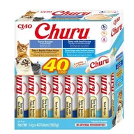 Przysmaki dla kotów - INABA  Churu dla kota - mix smaków z tuńczykiem 40x14g - miniaturka - grafika 1