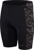 Kąpielówki męskie - Speedo Męskie kąpielówki Speedo HYPERBOOM PNL JAM AM black/oxid grey rozmiar 40 - miniaturka - grafika 1