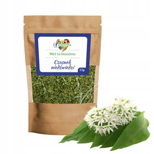 Czosnek Niedźwiedzi suszony naturalny przyprawa Zdrovita 15g - Przyprawy i zioła sypkie - miniaturka - grafika 1