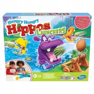 Hasbro Hungry Hippos Launchers - Gry planszowe - miniaturka - grafika 1