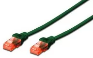 Kable miedziane - Digitus Patchcord U/UTP Cat6 5m zielony DK-1612-050/G - miniaturka - grafika 1