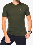 Koszulki i topy damskie - Koszulka Salewa Puez Dry T-Shirt - dark olive - miniaturka - grafika 1