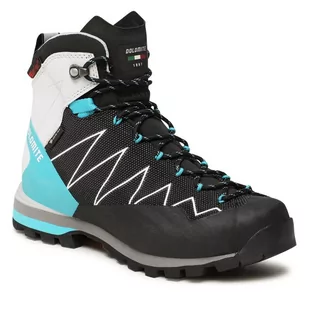 Trekkingi Dolomite Crodarossa Pro GTX 2.0 W GORE-TEX 280414 Black/Capri Blue - Buty trekkingowe damskie - miniaturka - grafika 1