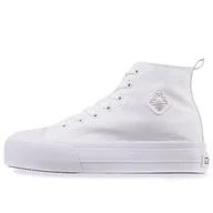 Sneakersy damskie - Buty Kappa Viska 243208OC-1010 - białe - miniaturka - grafika 1