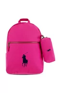 Plecaki szkolne i tornistry - Polo Ralph Lauren plecak dziecięcy kolor różowy mały gładki - miniaturka - grafika 1